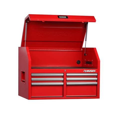 husky red metal tool box|42 inch husky tool chest.